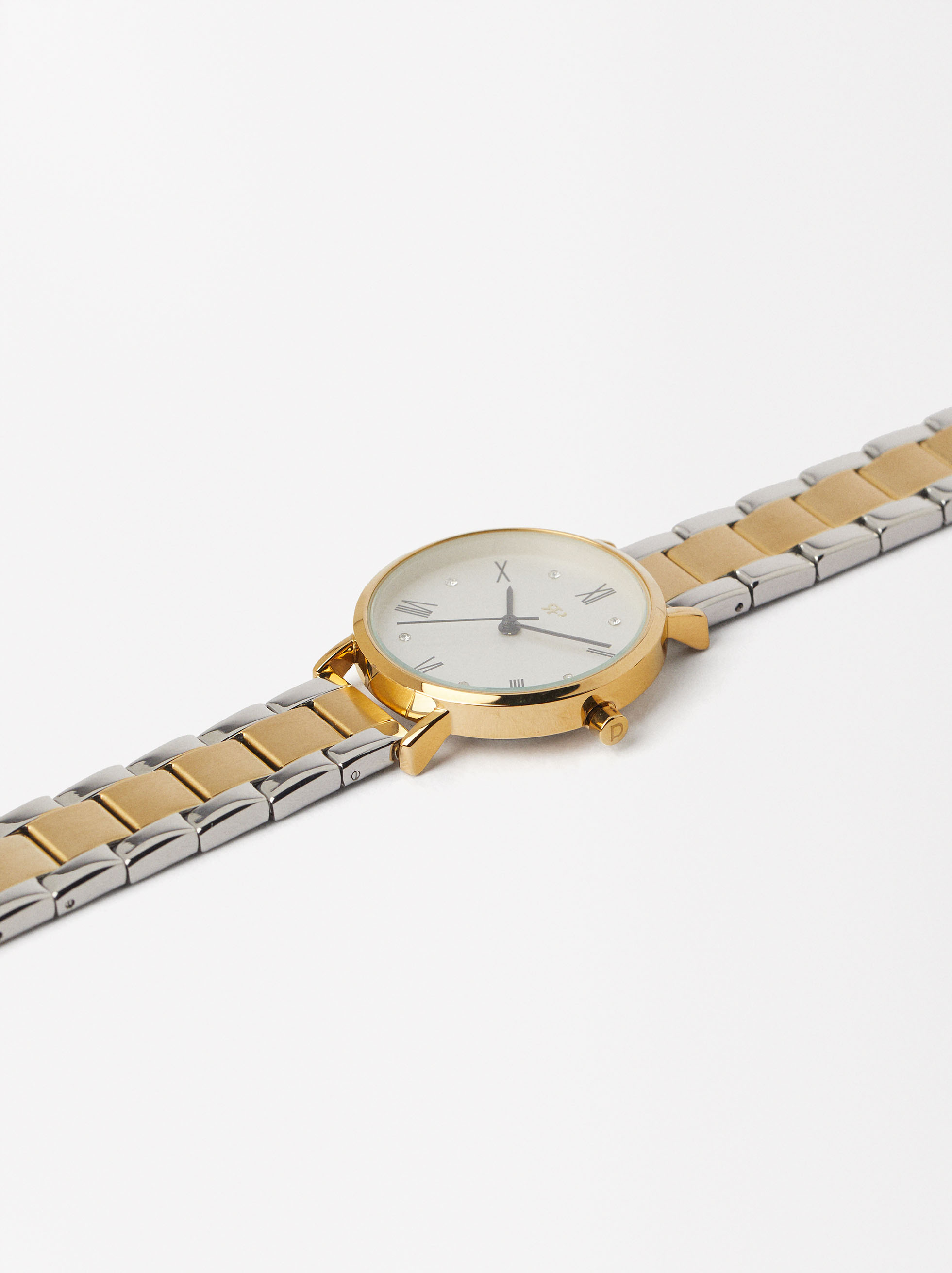 Watch Two-Toned Stainless Steel Strap image number 1.0