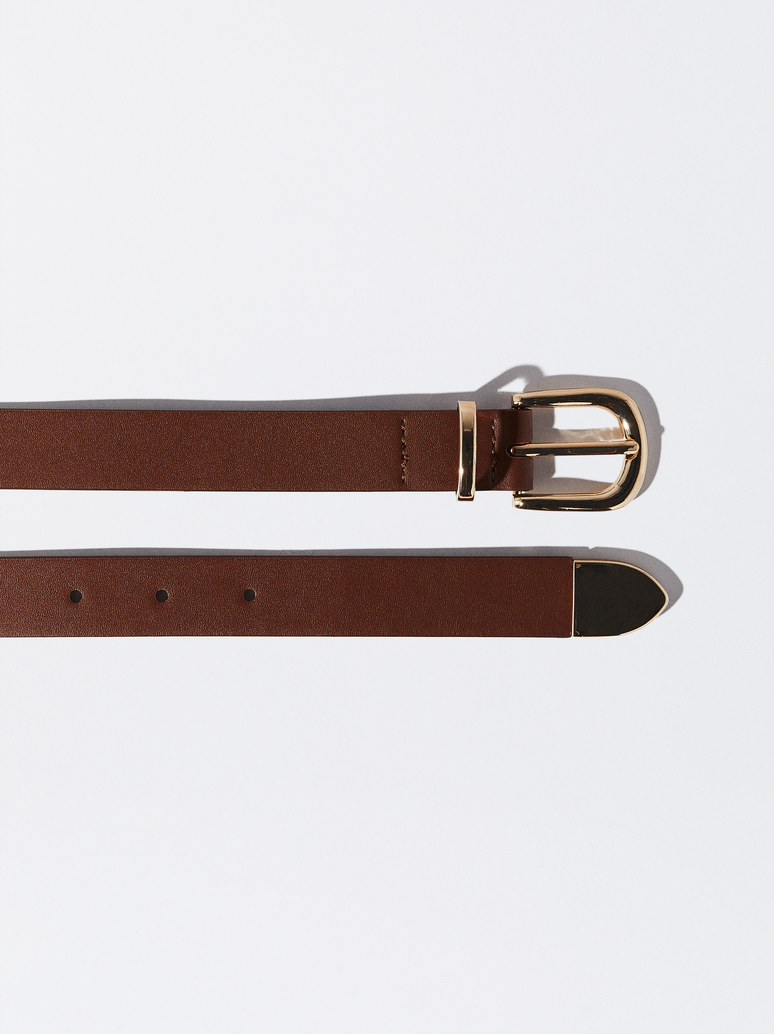 Plain Belt With Buckle image number 2.0