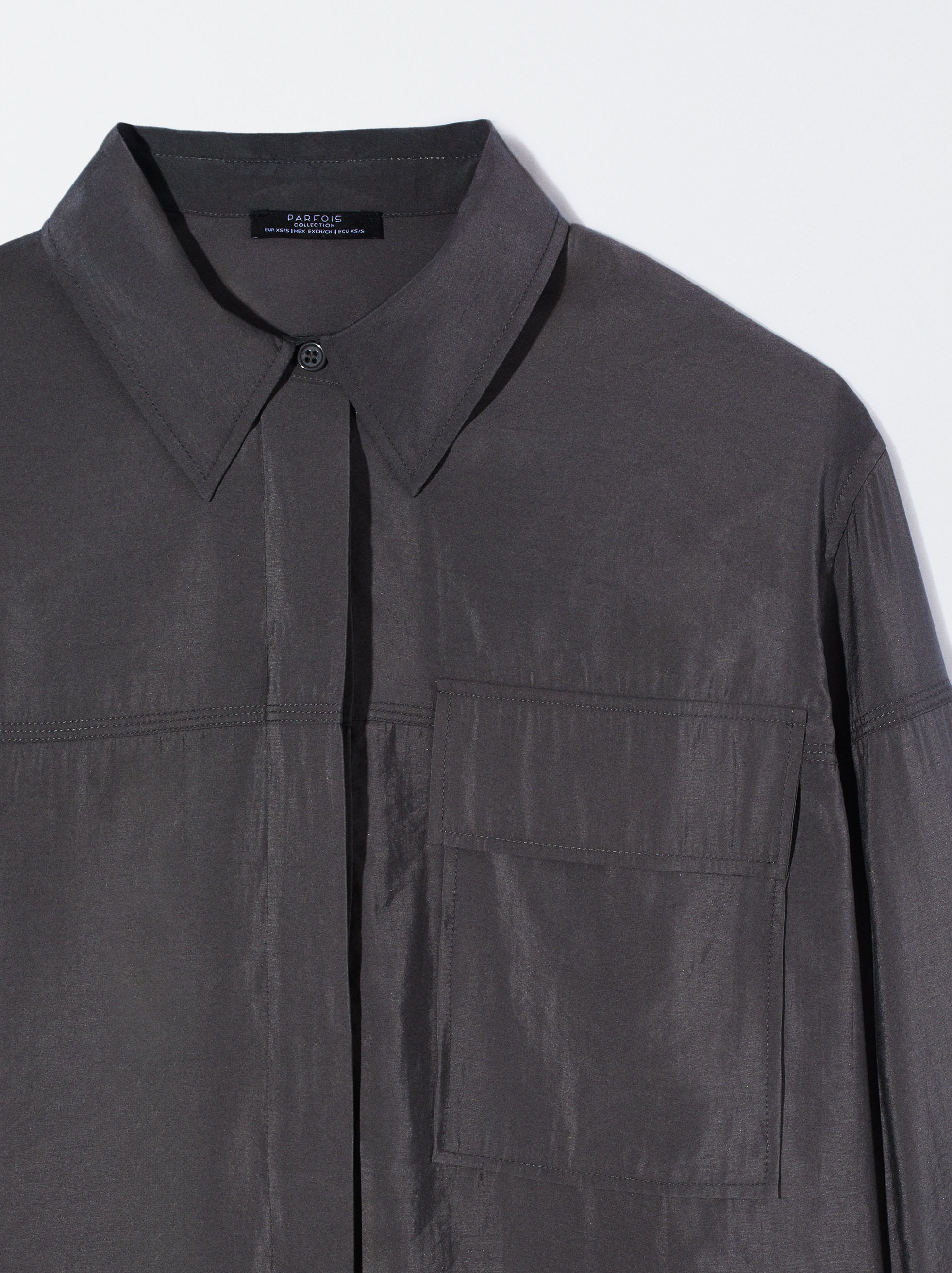 Online Exclusive - Long-Sleeve Shirt With Buttons image number 7.0