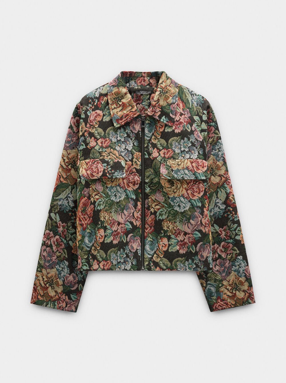 Abric jacquard floral