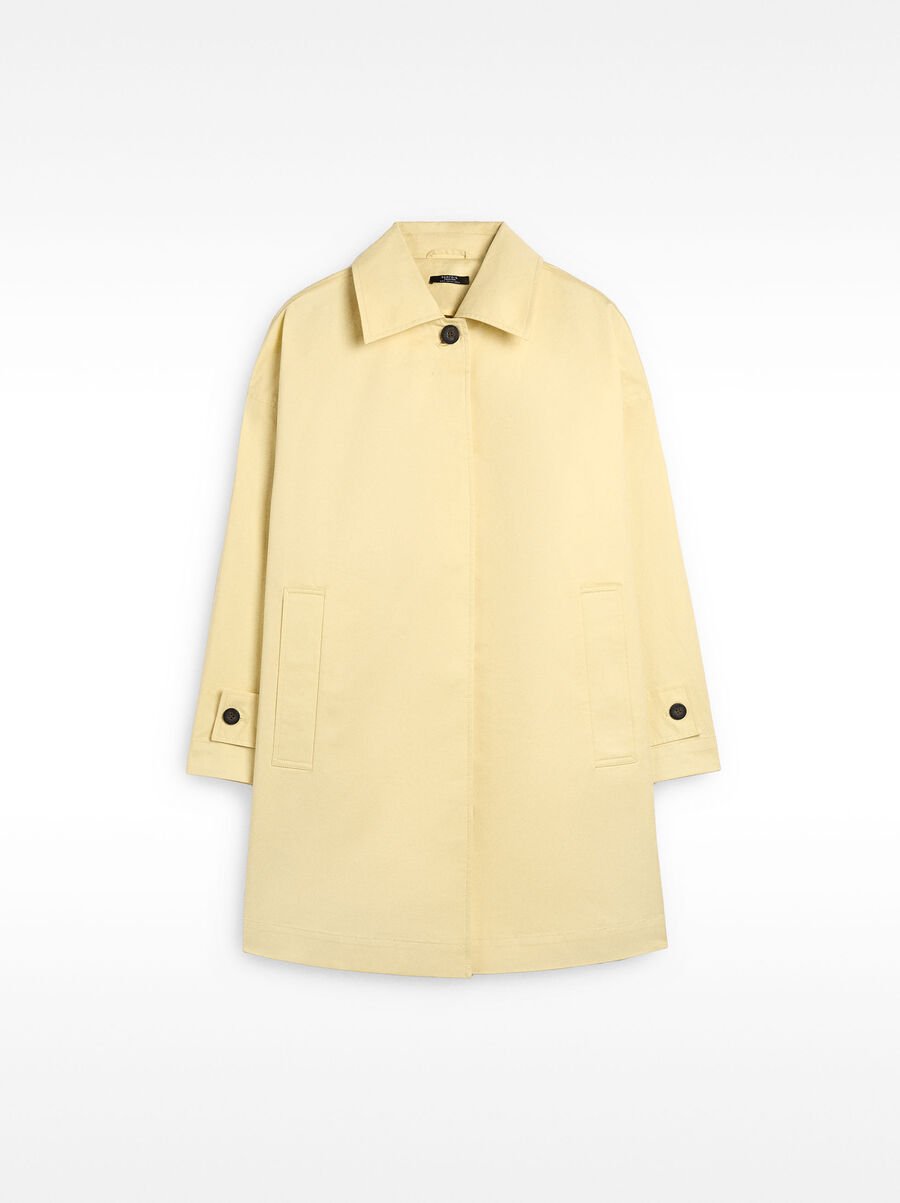 Cotton parka with pockets