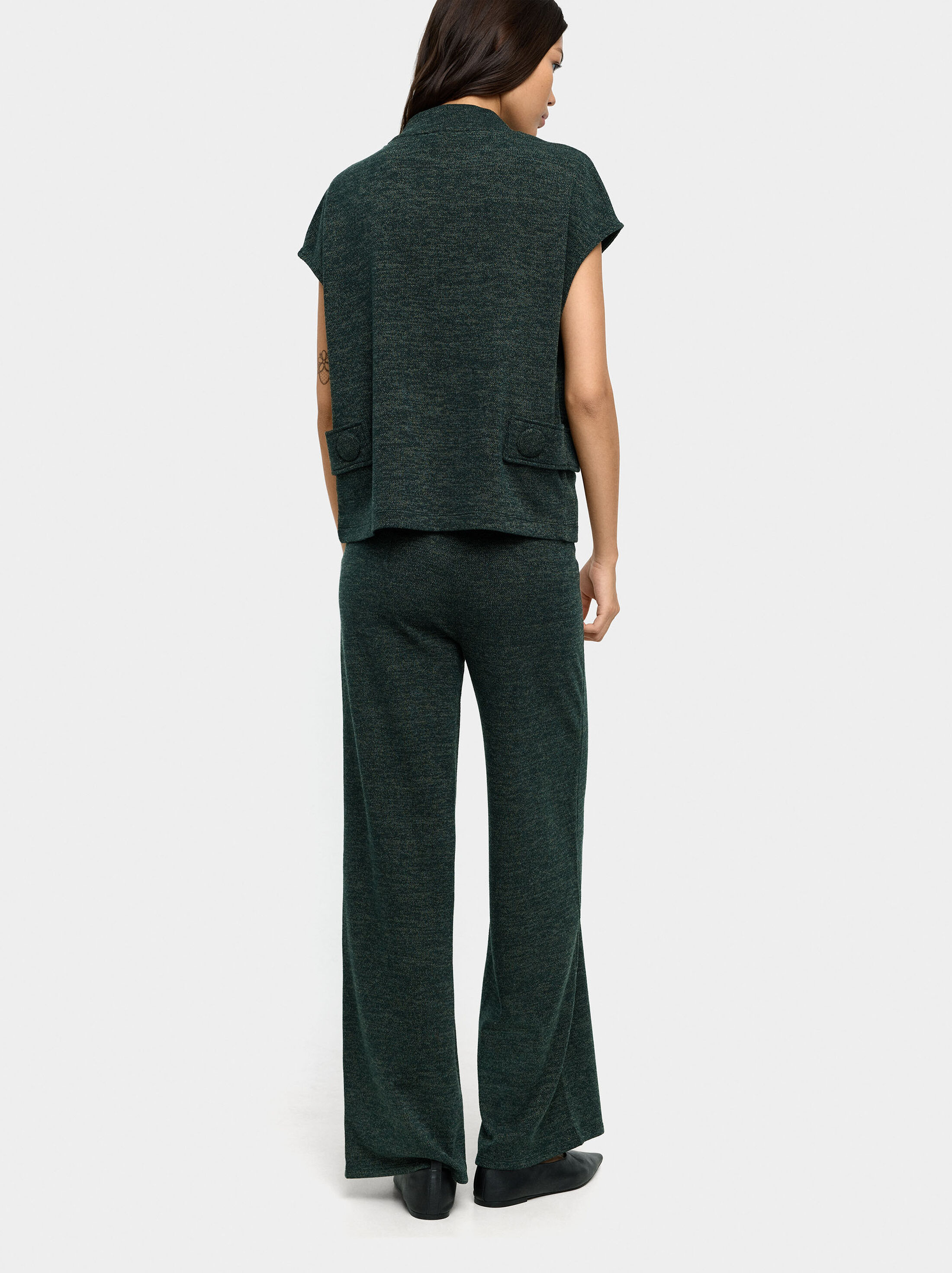 T-shirt with side details image number 2.0