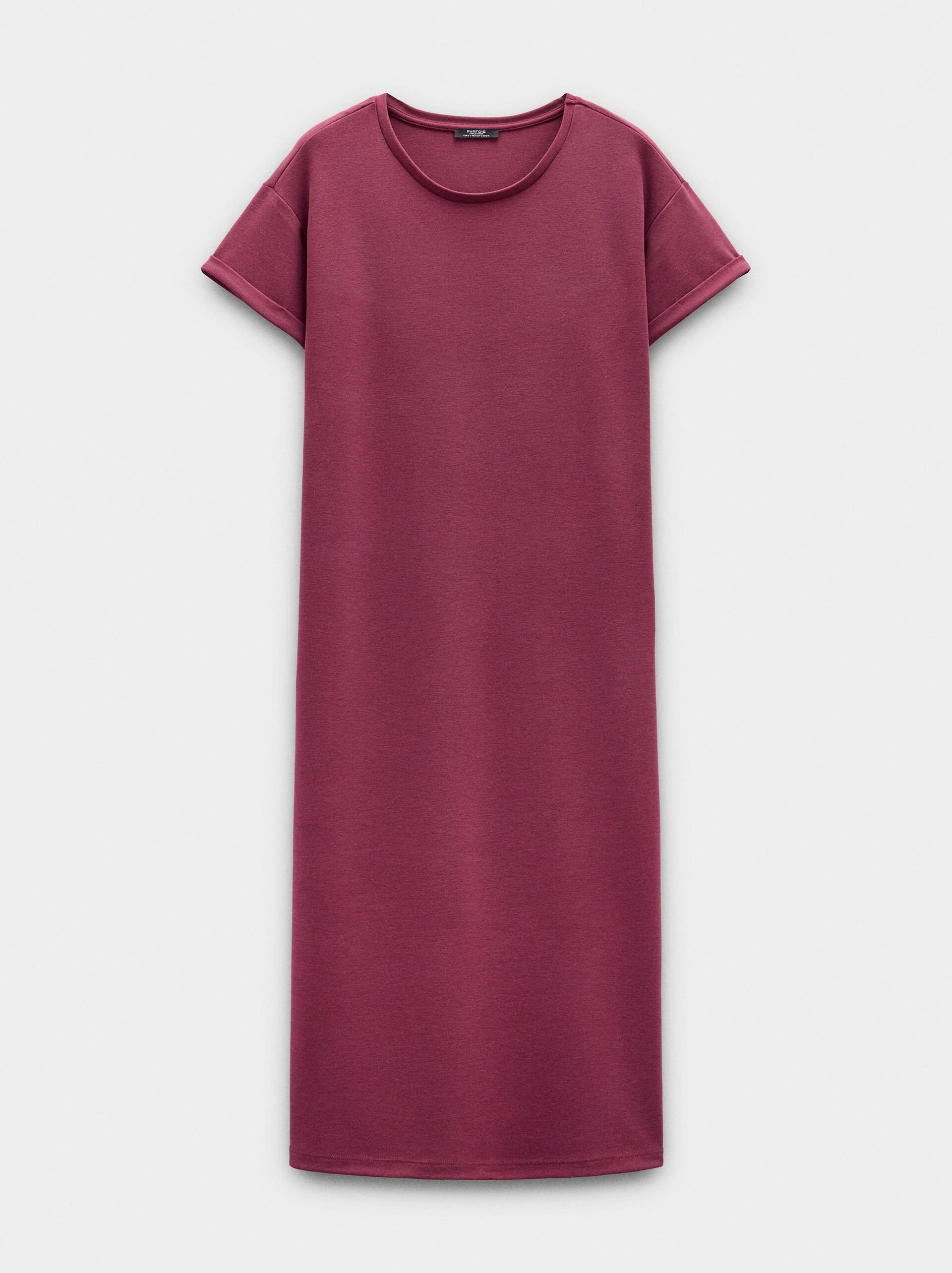 Plain midi dress image number 4.0