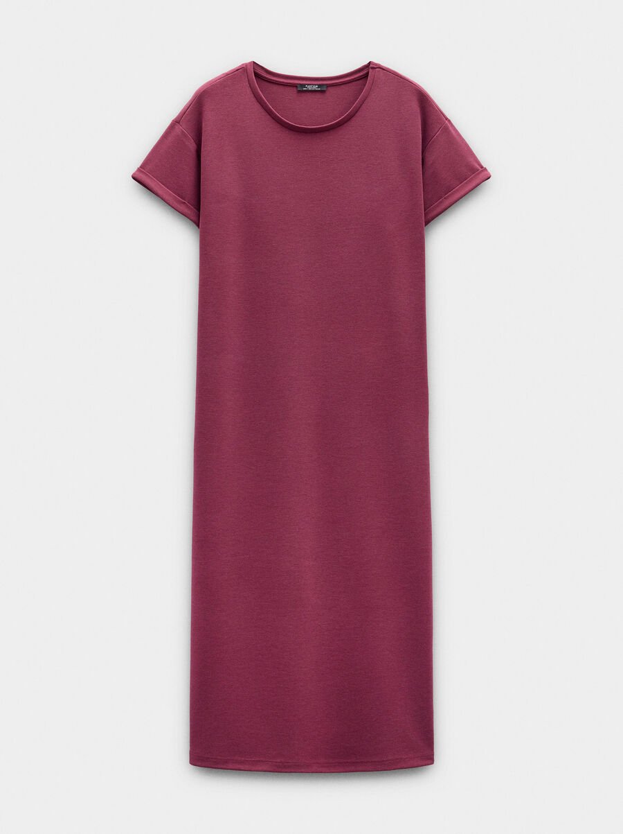 Plain midi dress