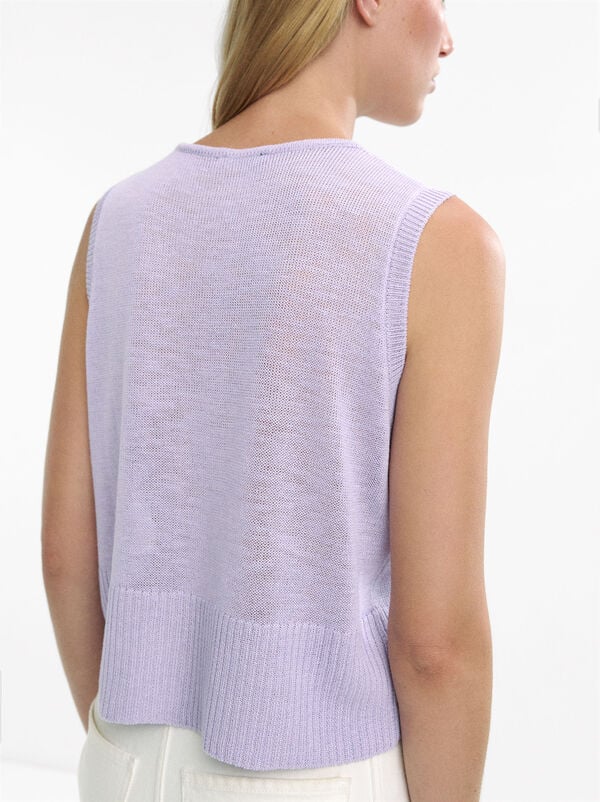 Knit vest