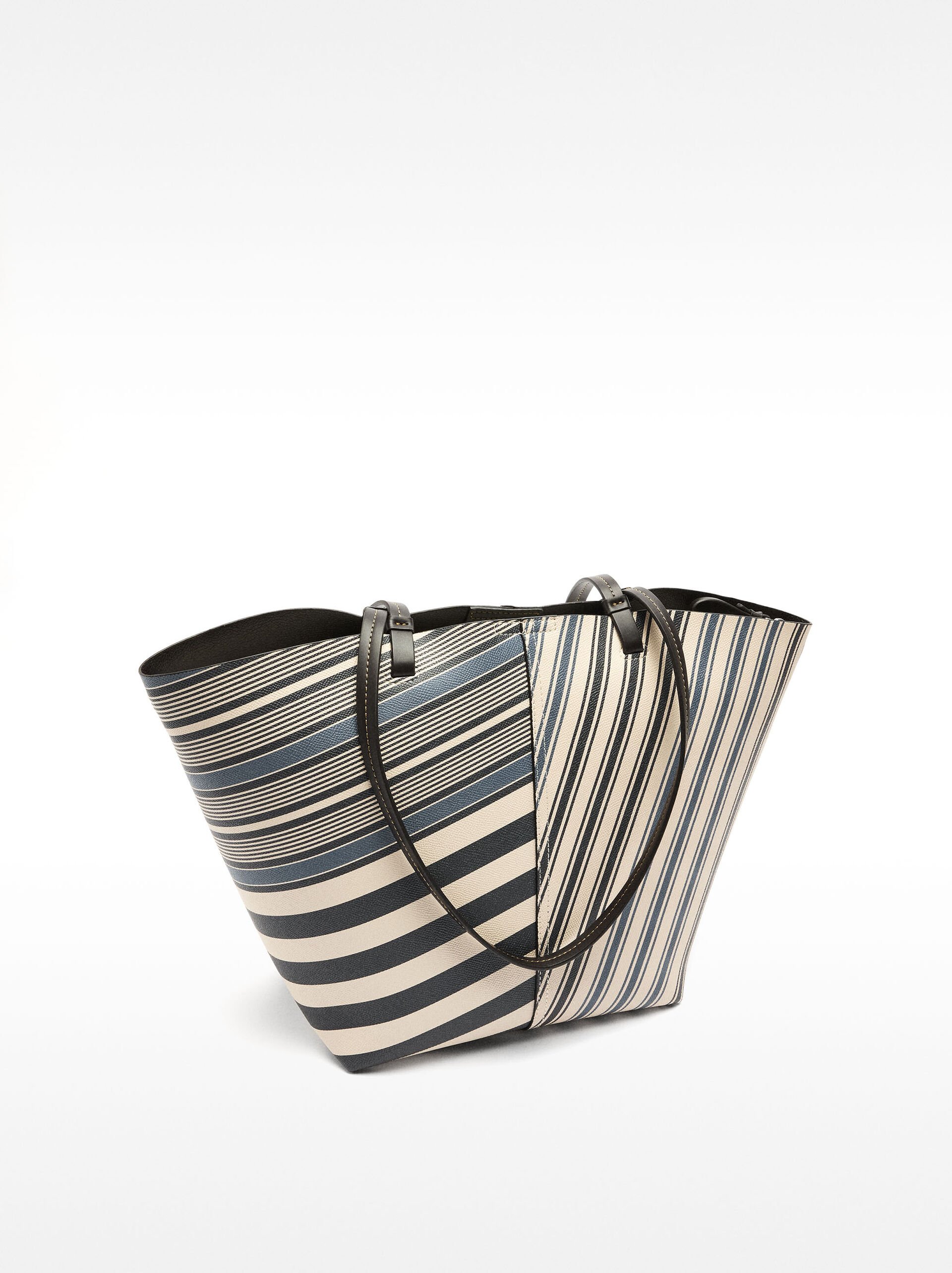 Bolso shopper a rayas image number 3.0