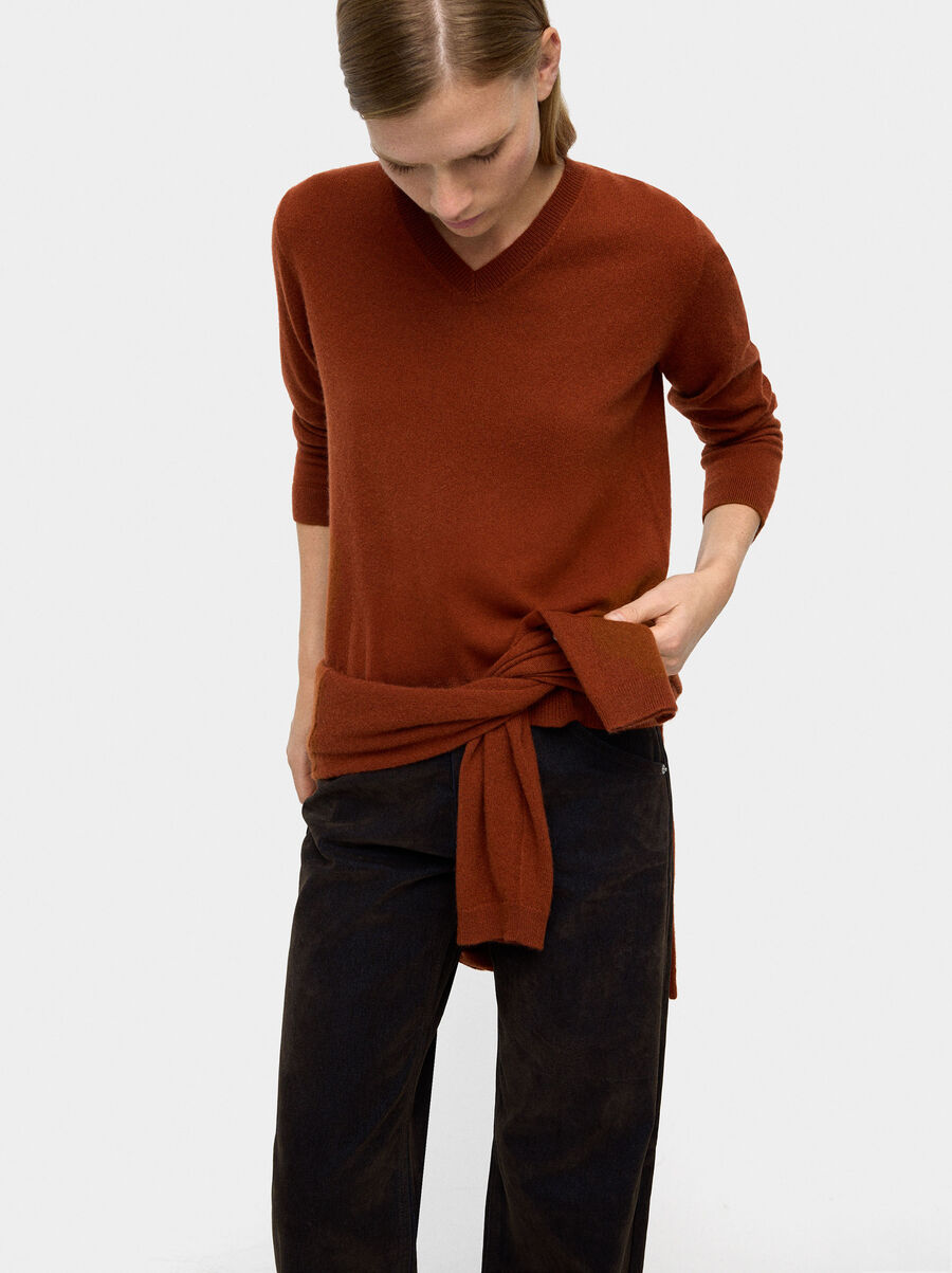 Cardigan with 100% cashmere