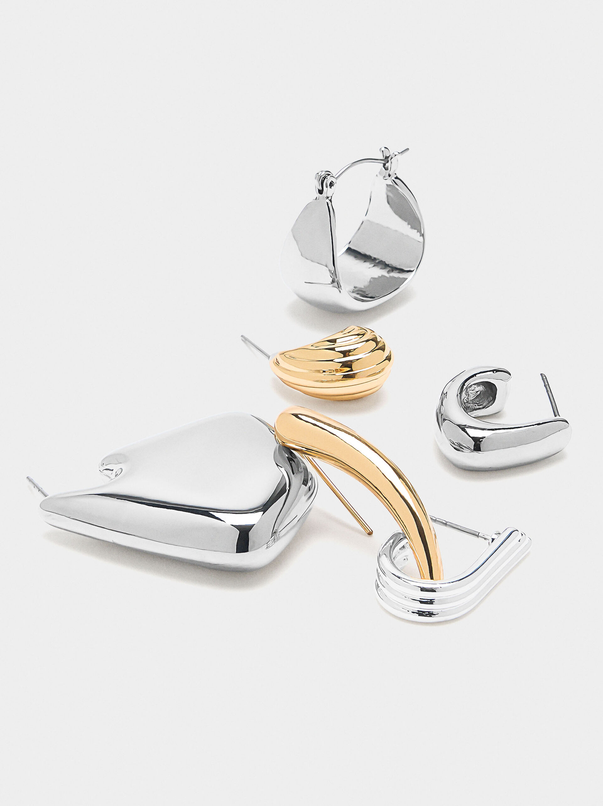 Set with bicolor earrings image number 2.0