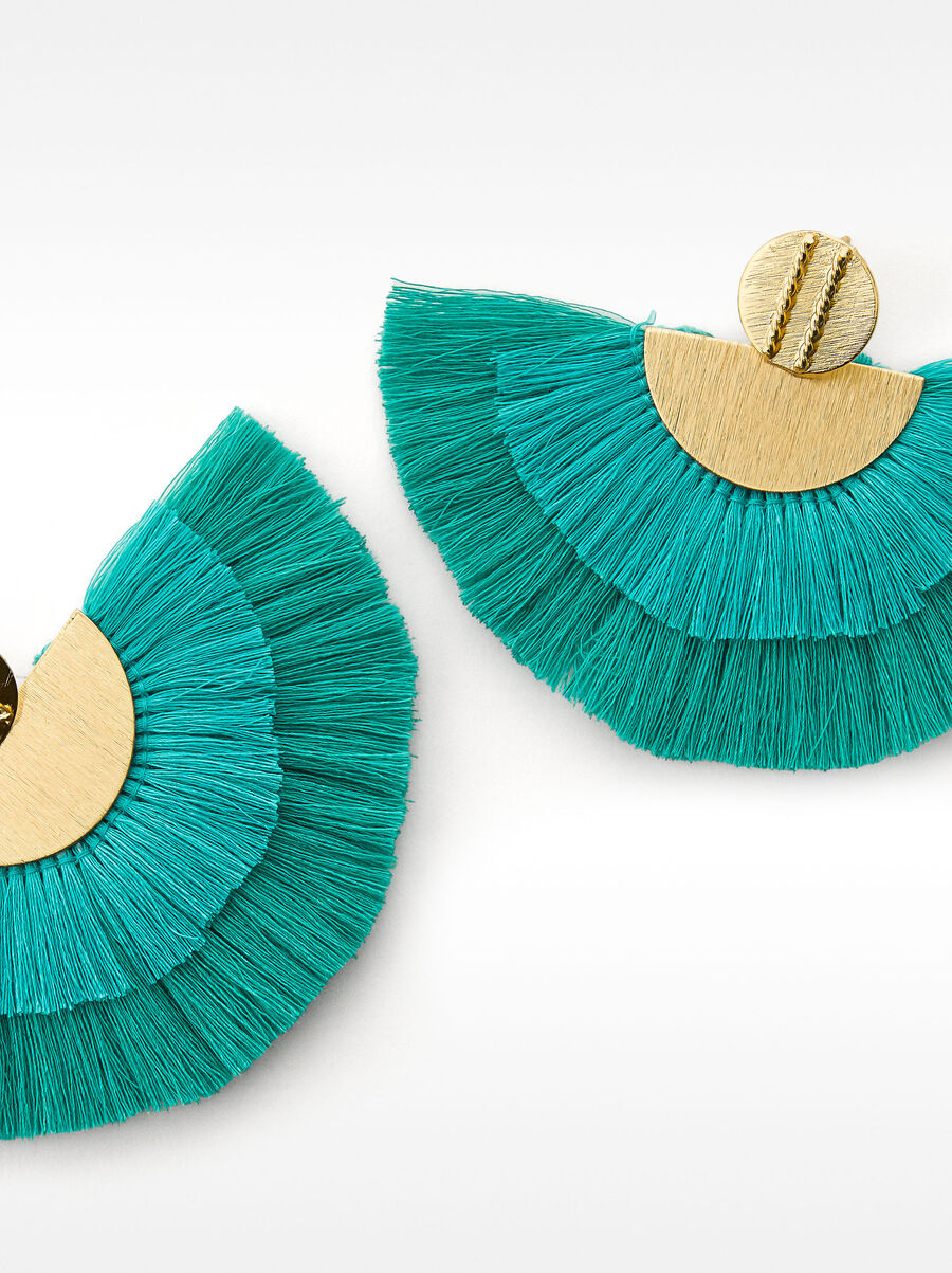 Maxi fan earrings