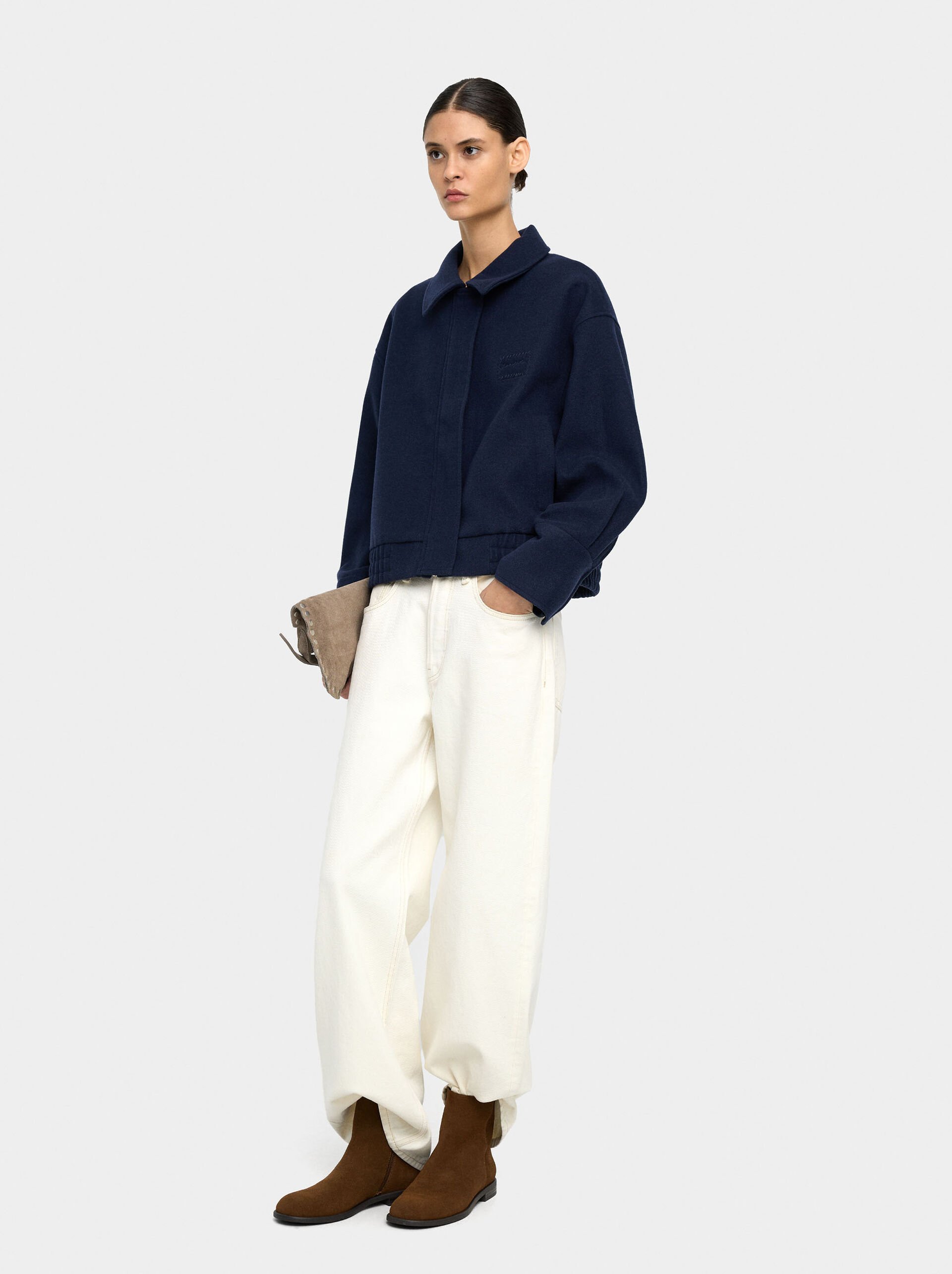 Veste avec poches et élastique image number 2.0