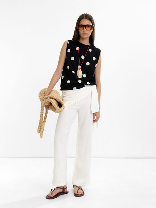 Top with 100% cotton