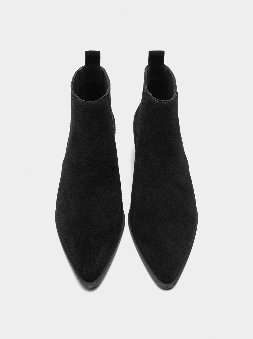 Botines de piel con tacón