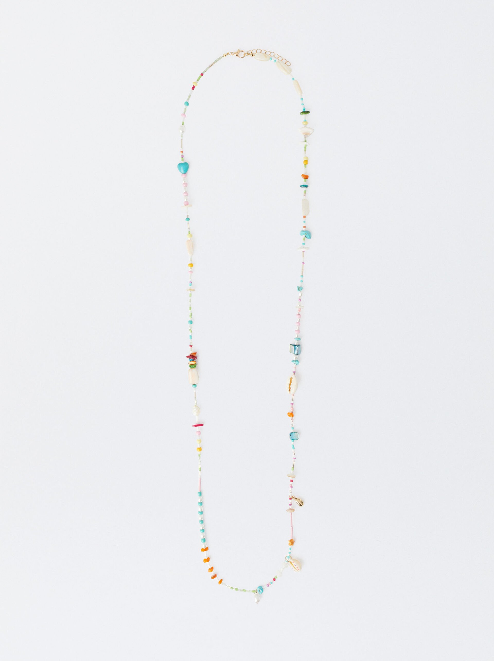 Multicoloured Necklace With Stones image number 1.0