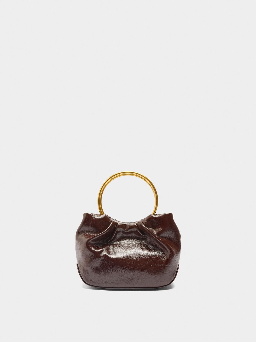 Metallic handbag