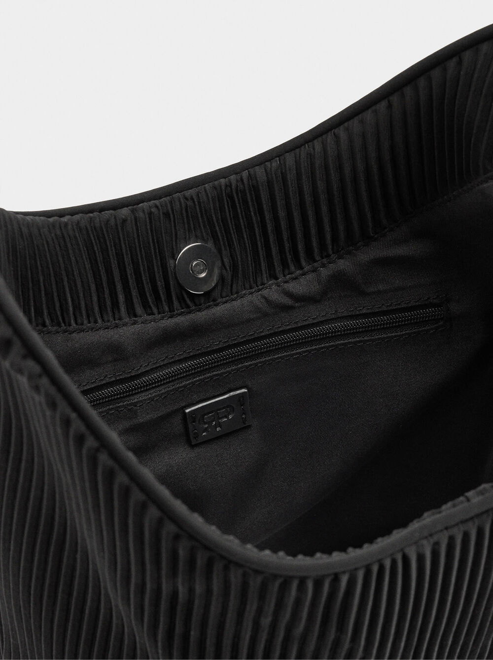 Schultertasche aus Nylon mit Innentasche