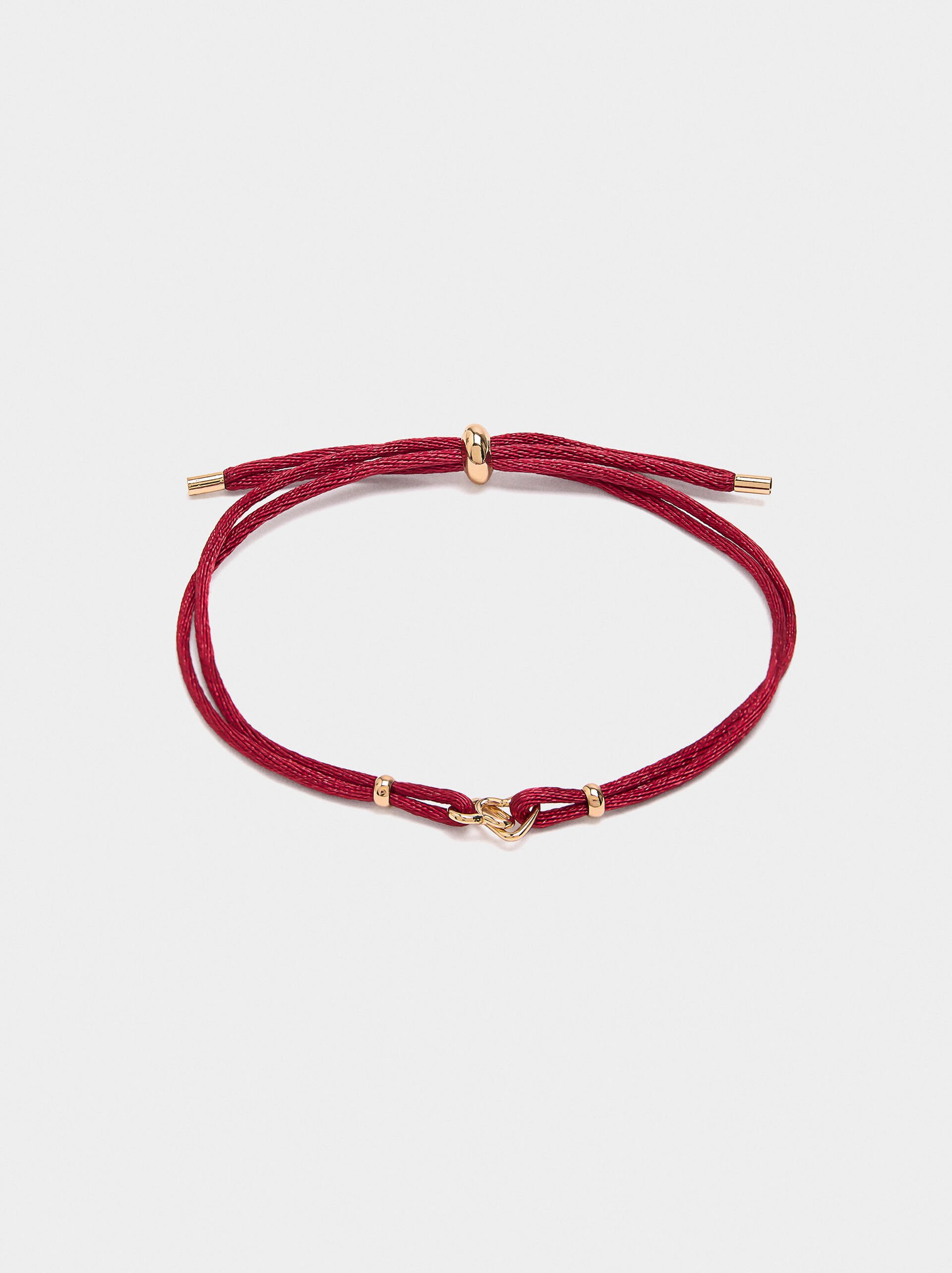 Adjustable bracelet with hearts image number 0.0