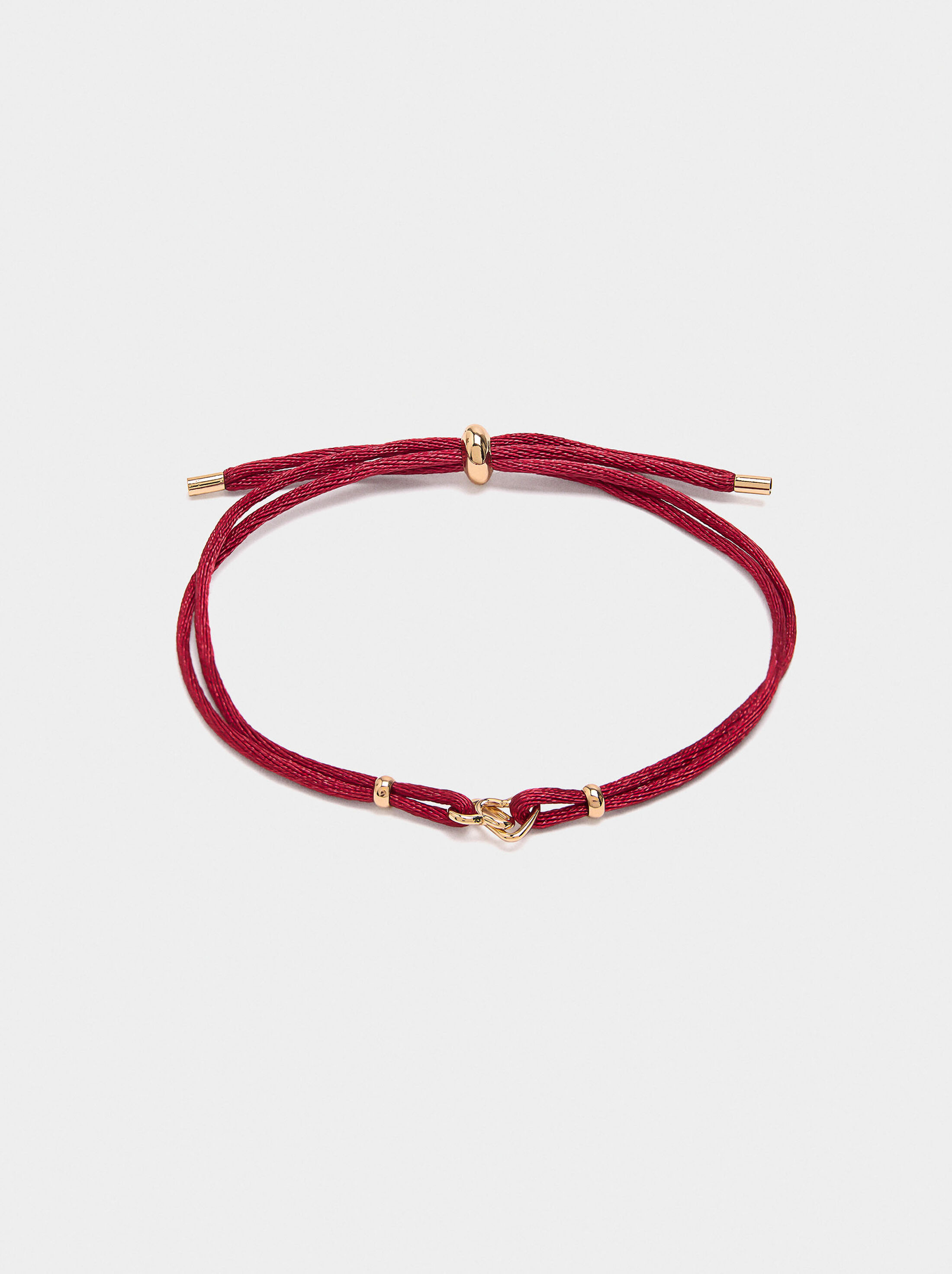 Pulsera ajustable con corazones image number 0.0