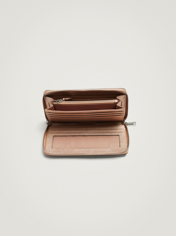 Purse With Handle, Rose Gold, hi-res