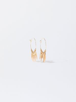 Gold Hoop Earrings  image number 0.0