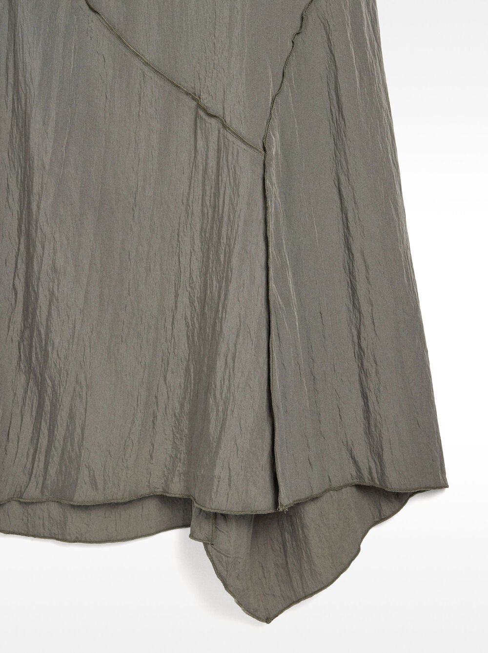 Midi-Kleid mit zerknittertem Effekt