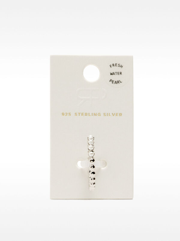 Ring with spheres - 925 sterling silver