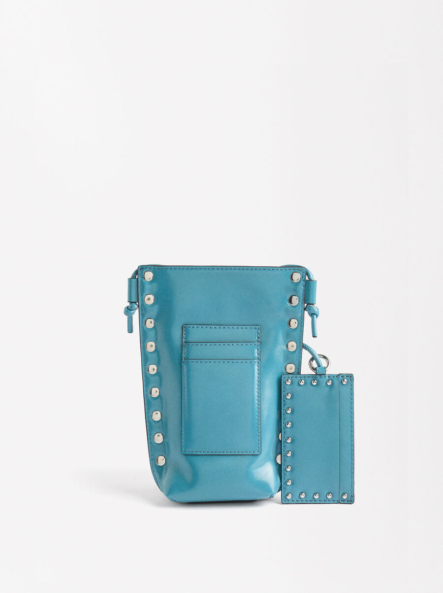 Studded phone bag