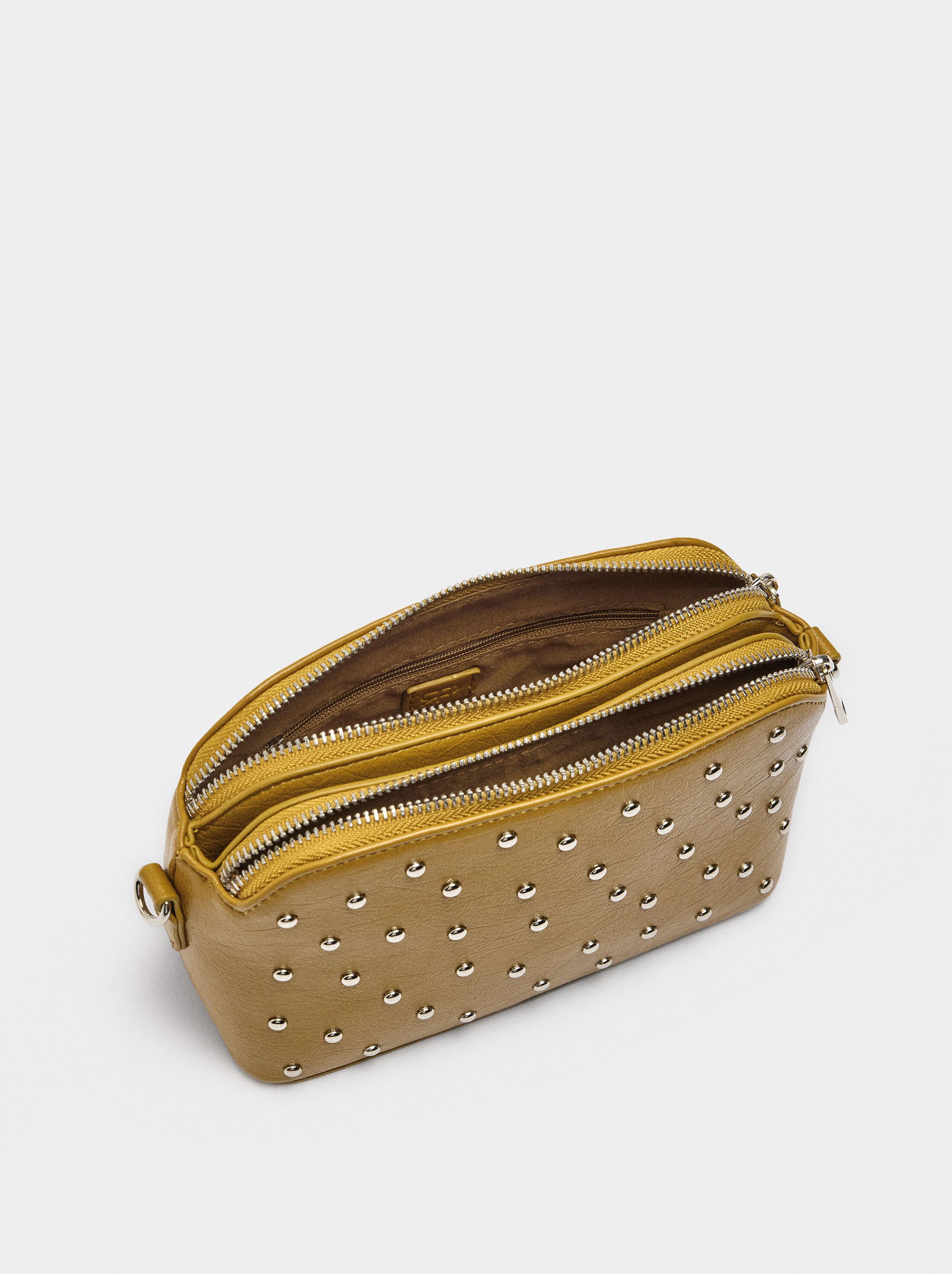 Crossbody bag with studs image number 3.0