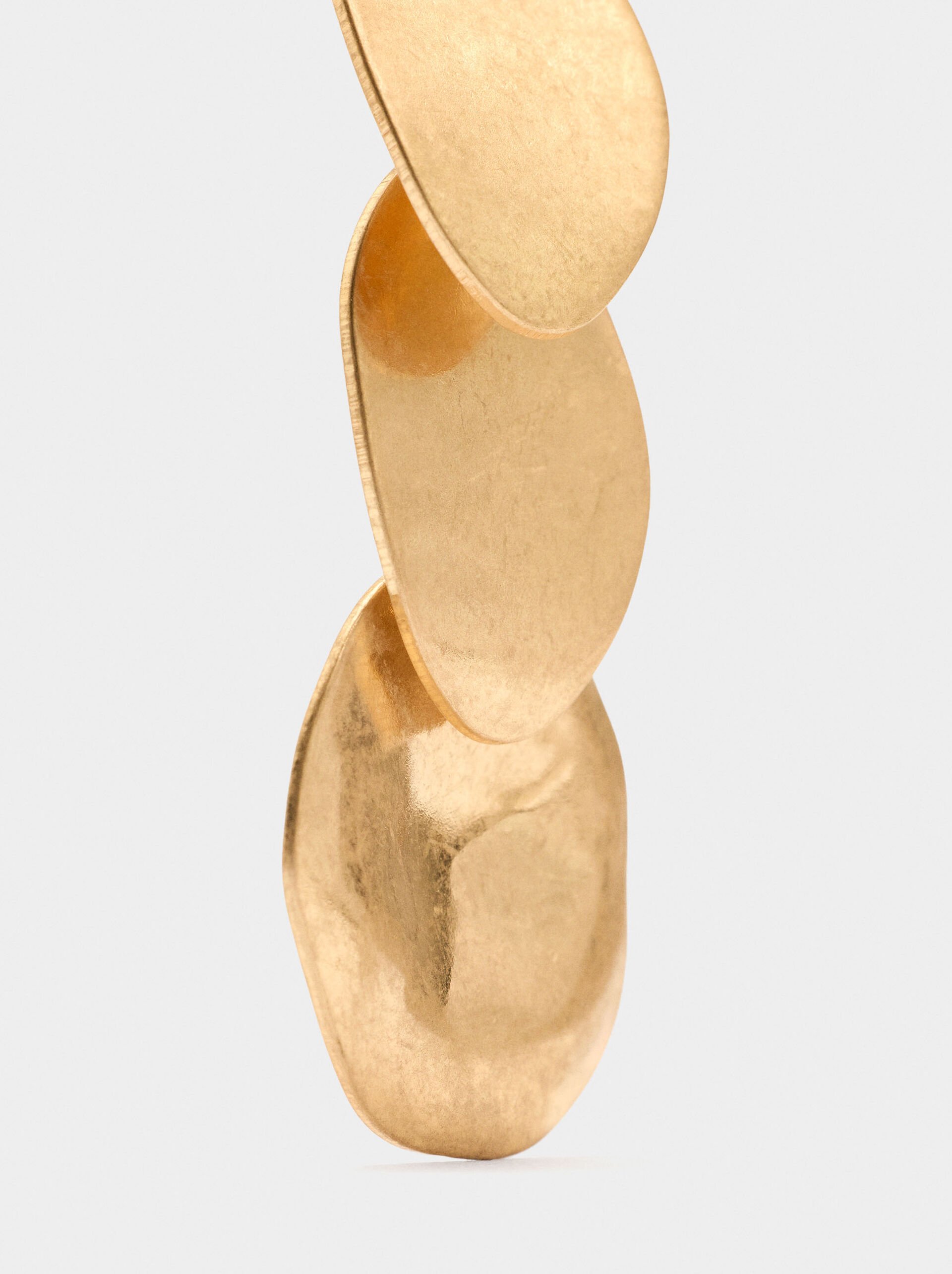 Long oval earrings image number 2.0