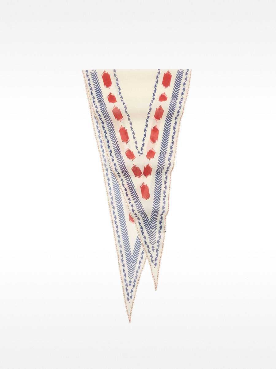 100% cotton printed scarf