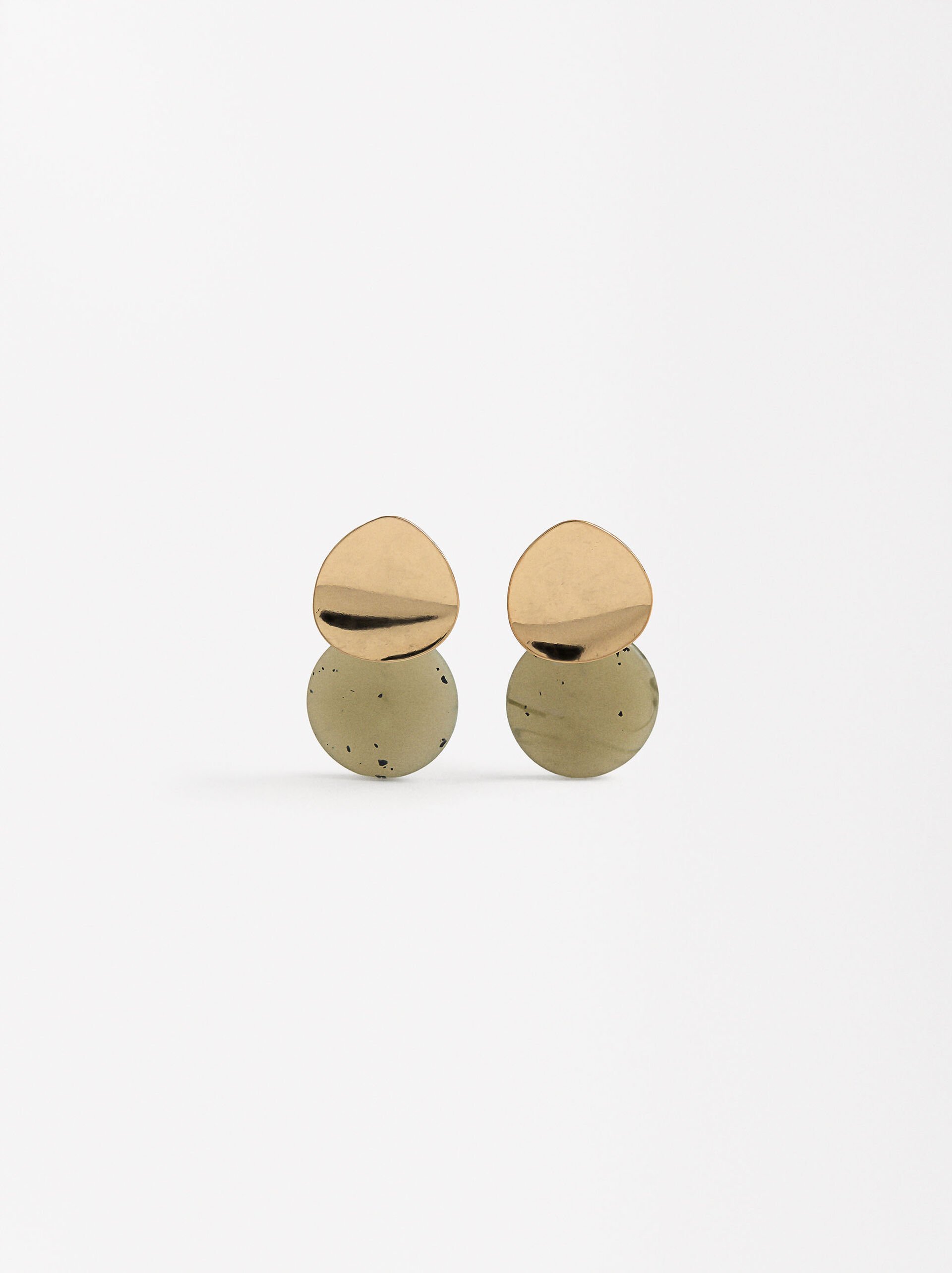 Pendientes efecto piedra image number 0.0