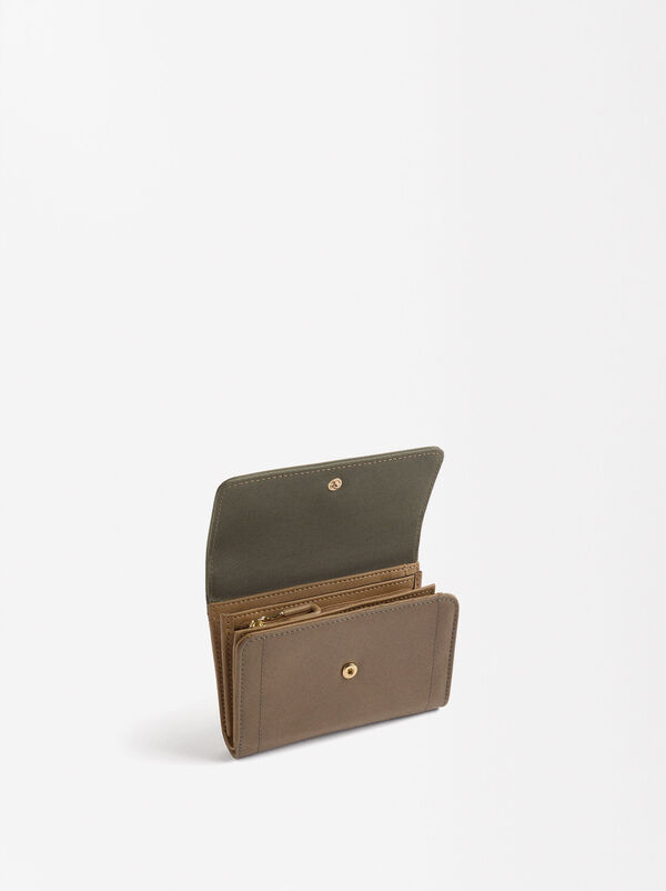 Color block wallet