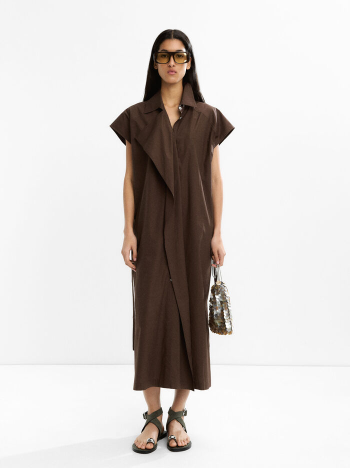 Vestido camisero 100% algodón