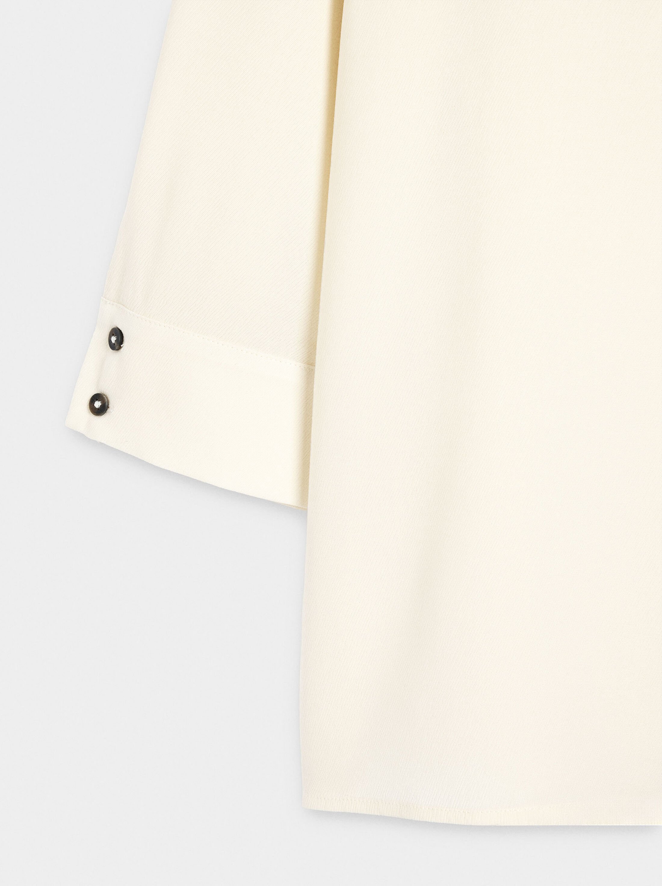 Lyocell shirt with double buttons image number 6.0