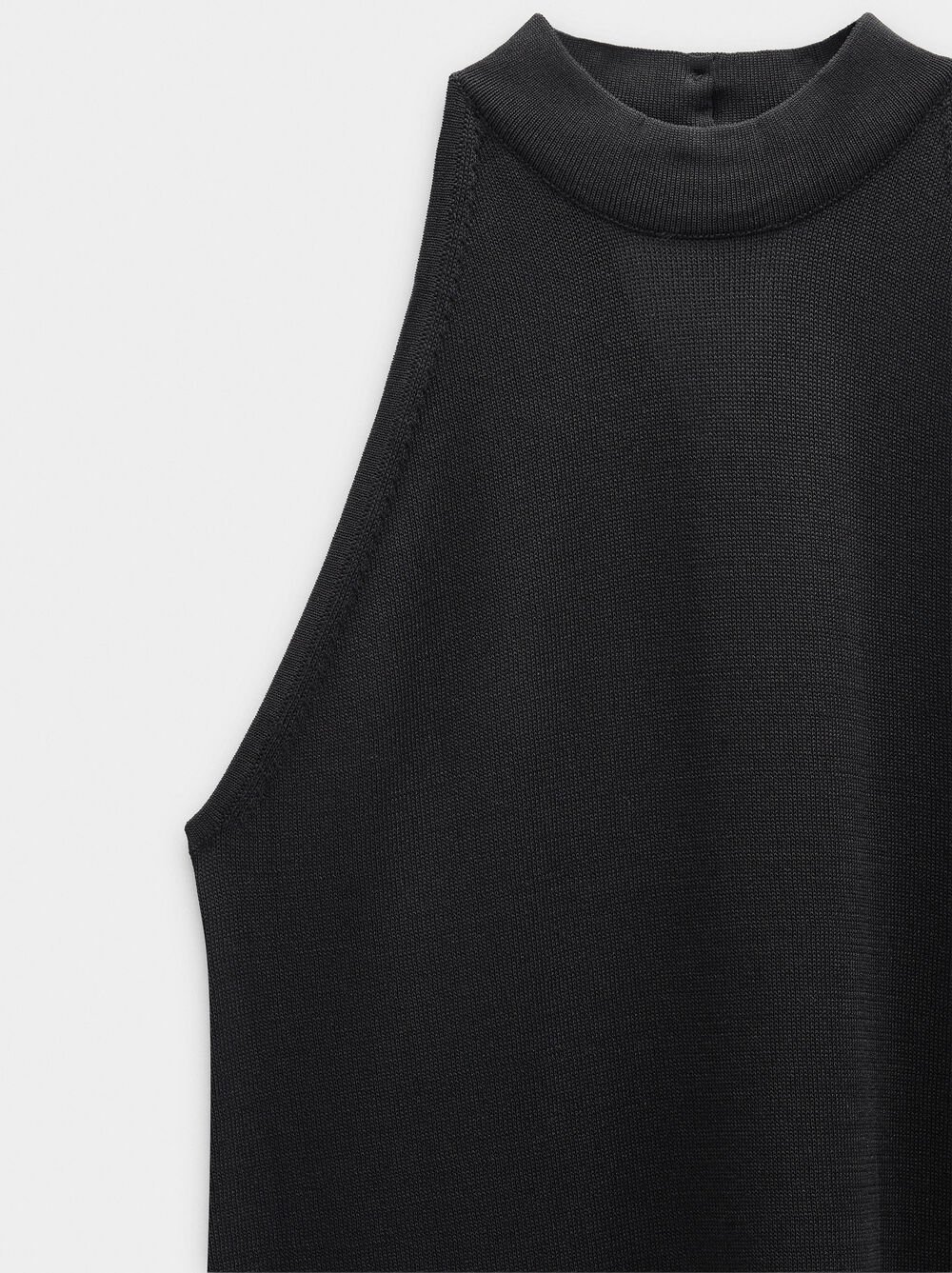 Asymmetric knit dress