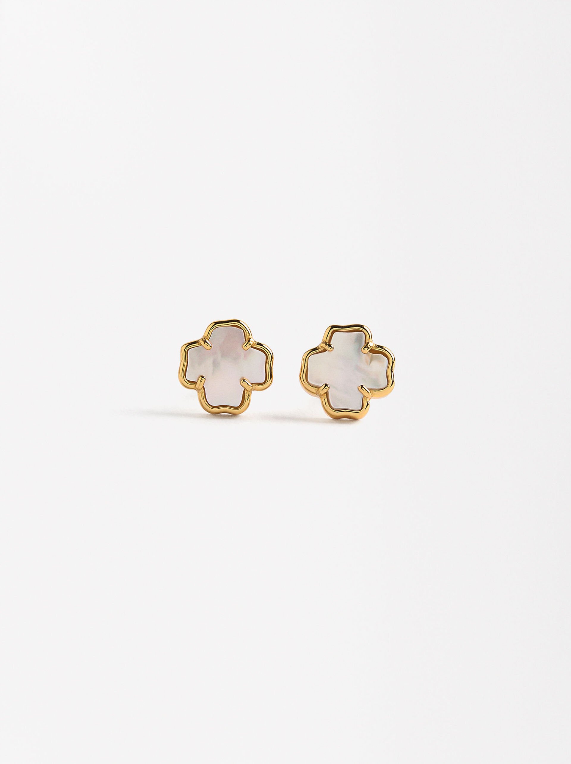 Cross earrings - 925 sterling silver image number 0.0
