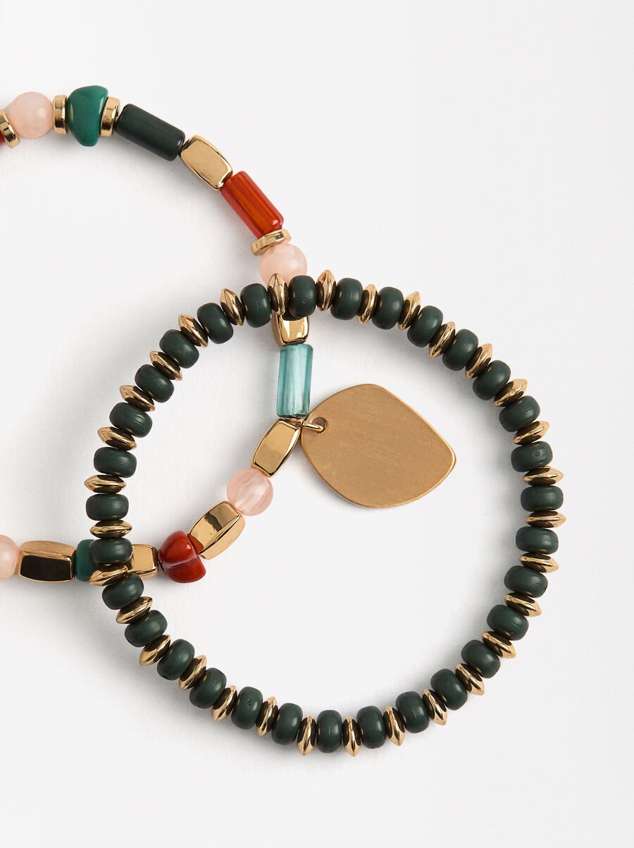 Set of elastic bracelets