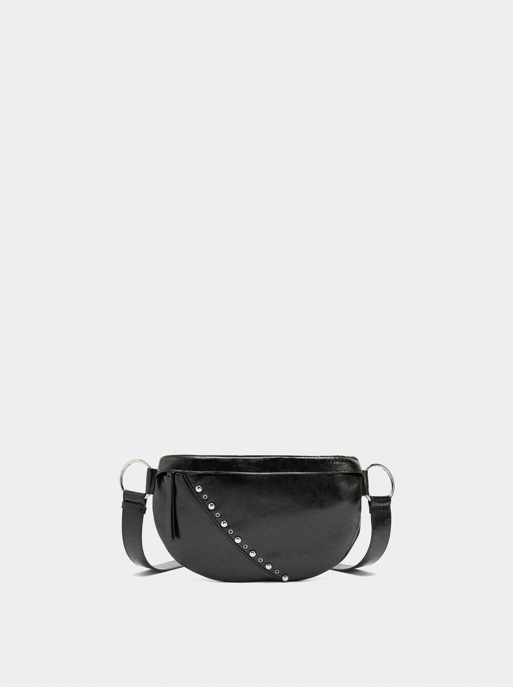 Waist bag with metal spheres