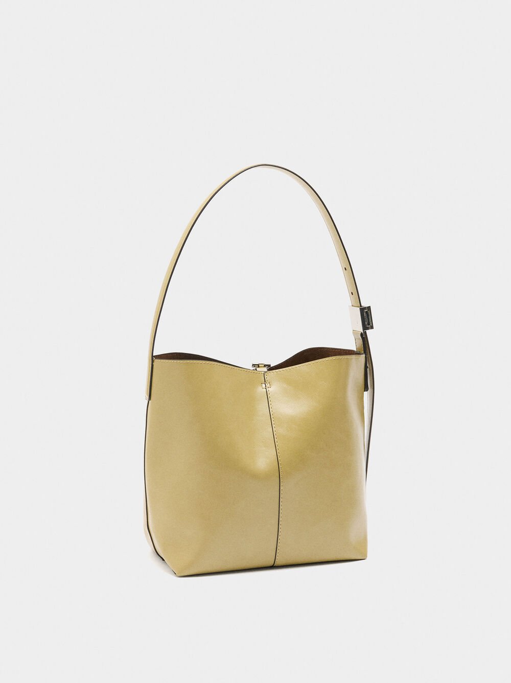 Bolso bombonera efecto craquelado