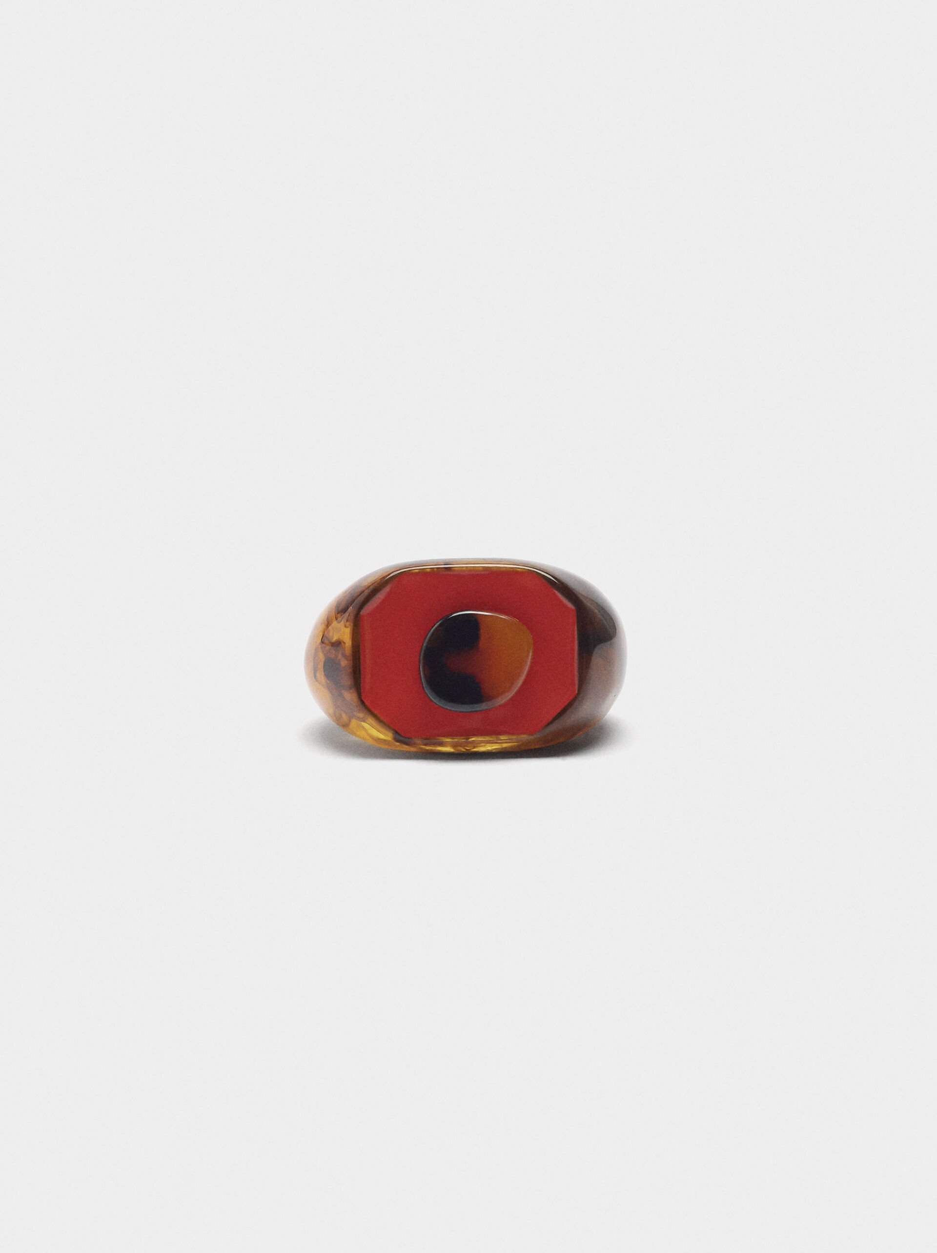 Ring with stone effect image number 1.0