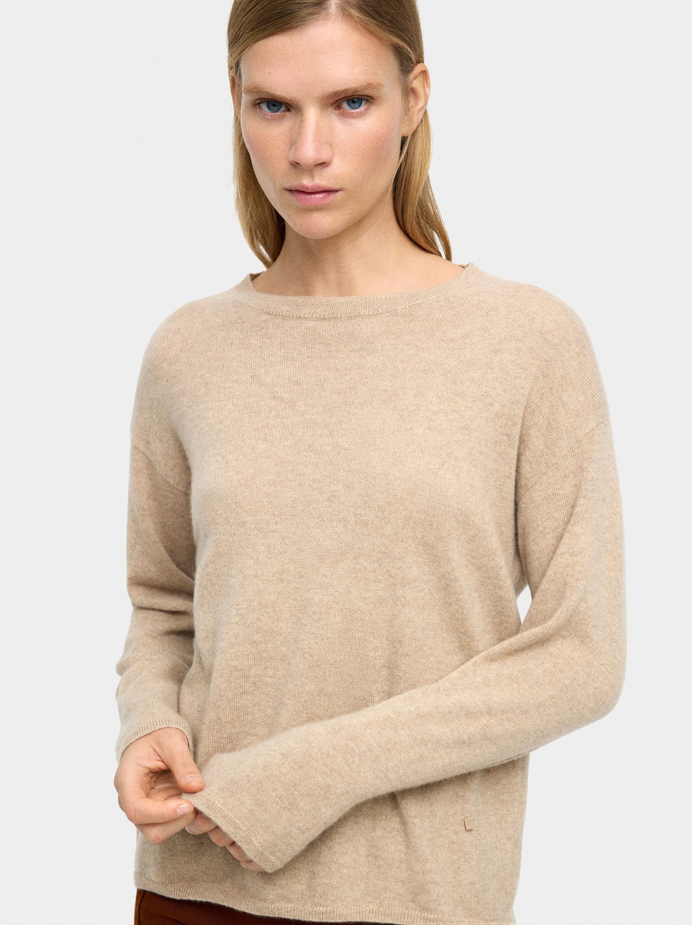 100% cashmere sweater image number 1.0