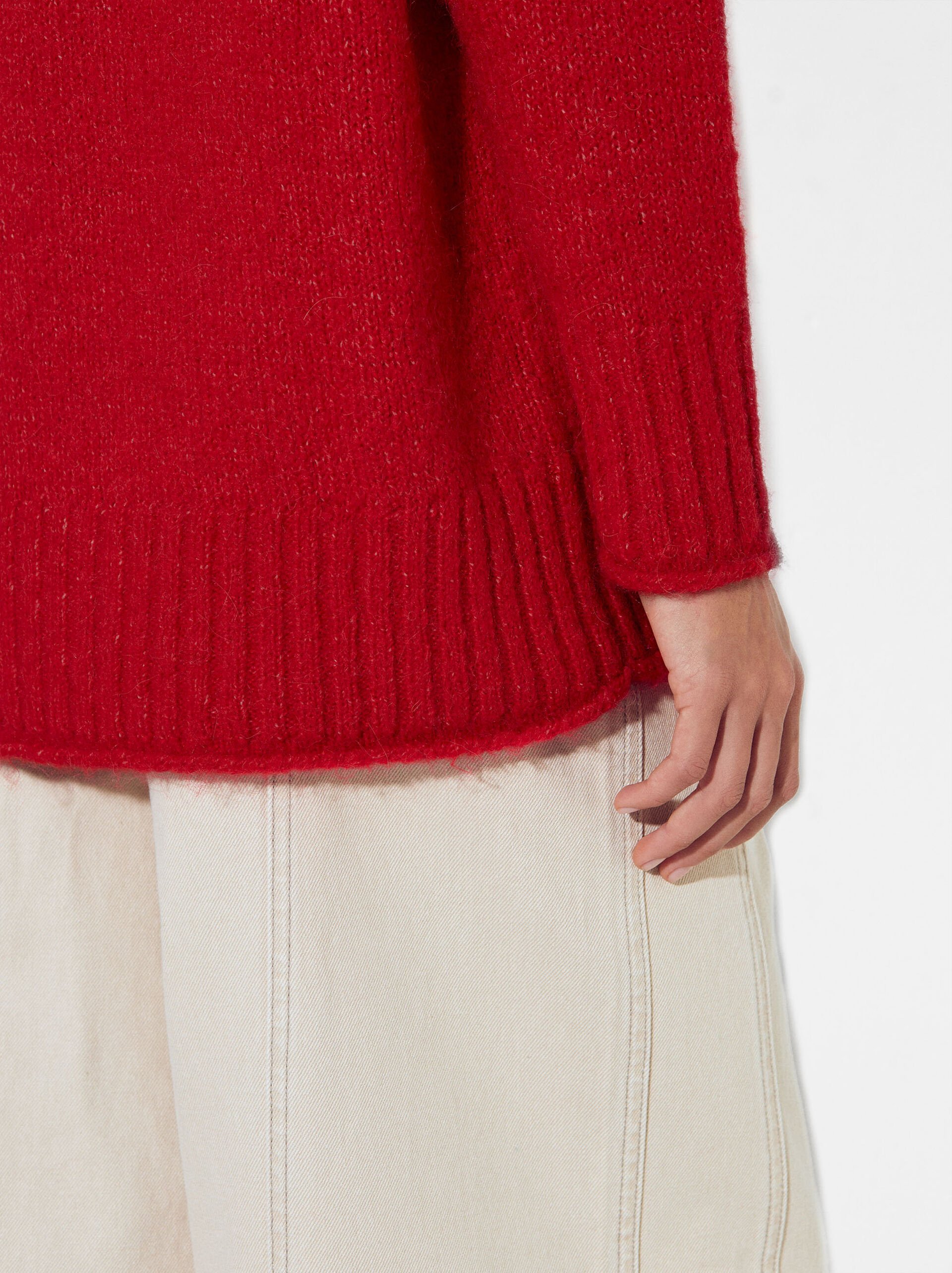 Online Exclusive - Knit Sweater With Wool image number 5.0