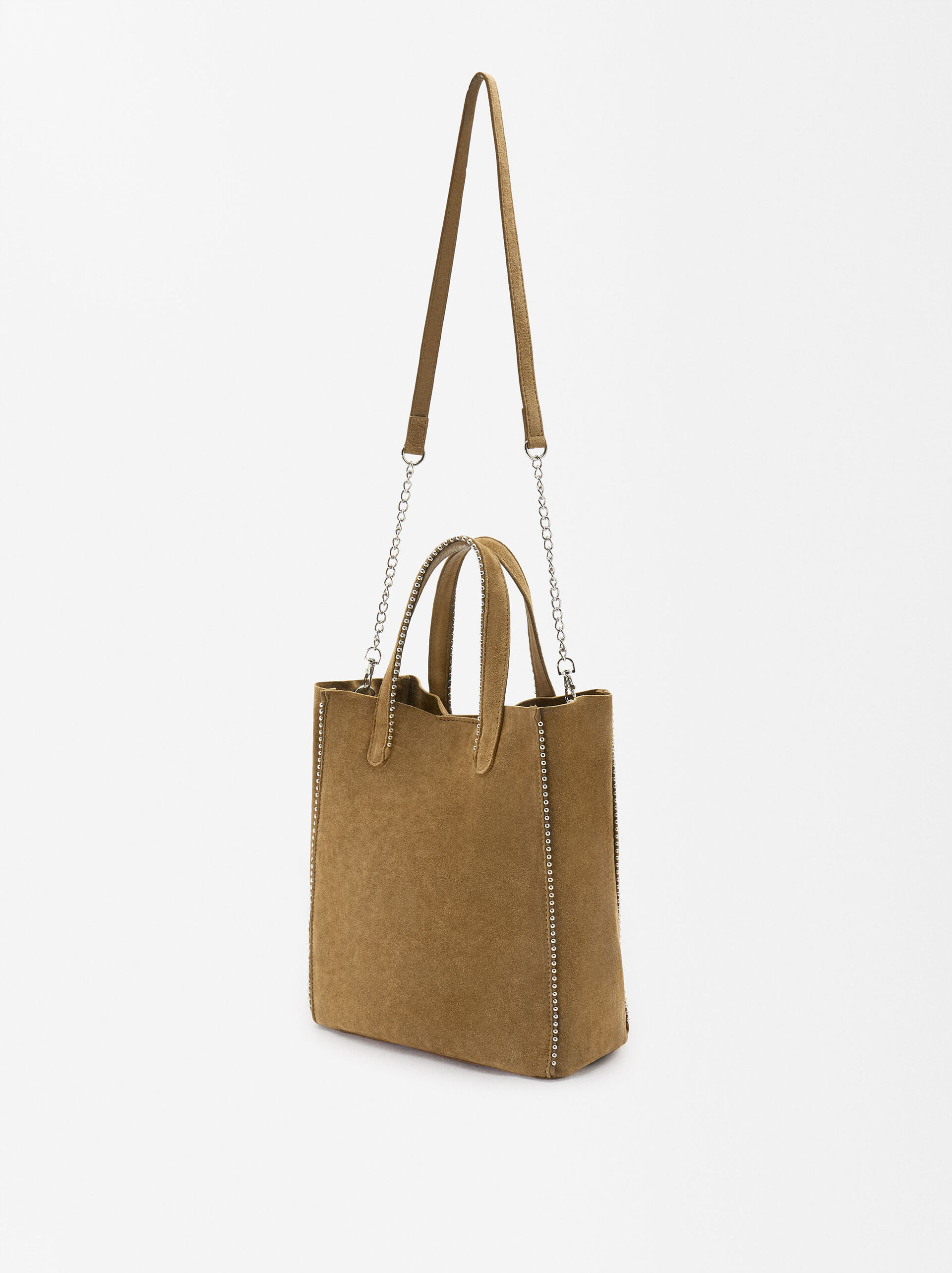 Leather Tote Bag With Pendant - Limited Edition image number 2.0