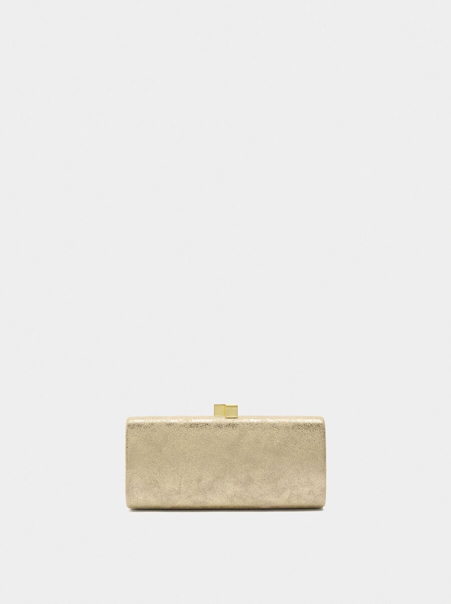 Metallic party clutch