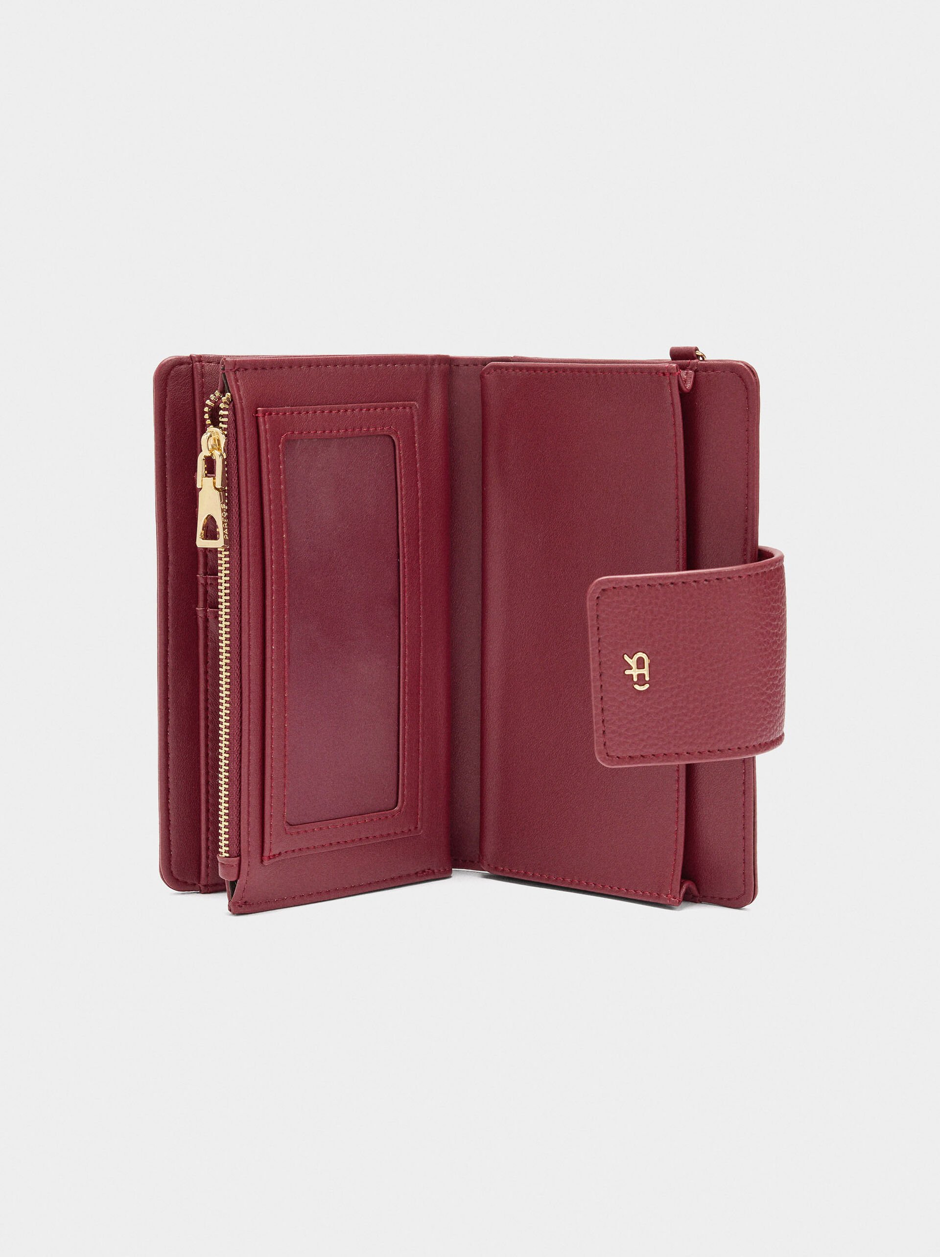 Wallet with mobile phone pocket image number 4.0