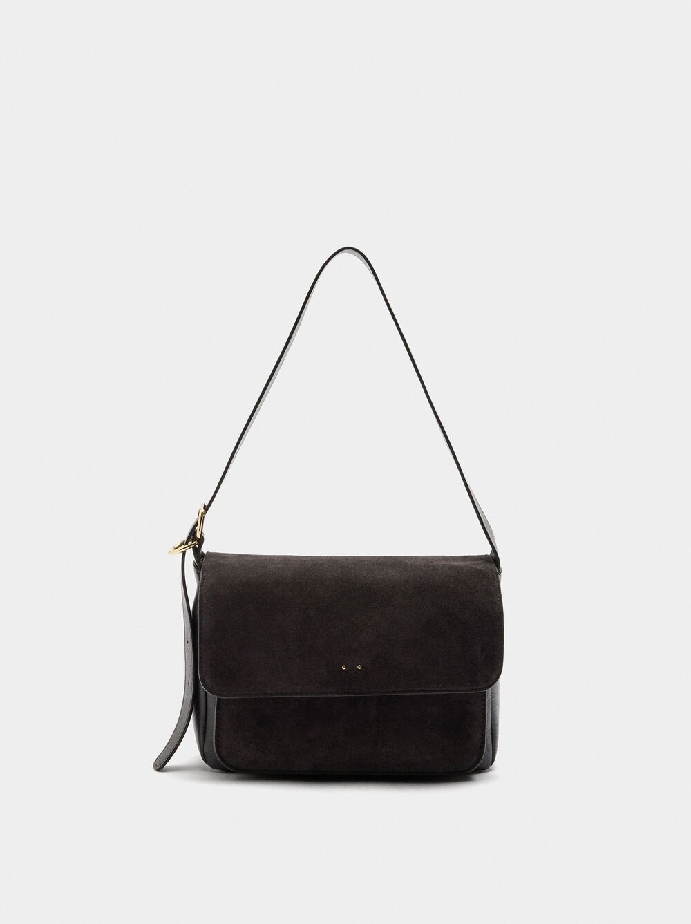 Bolso bandolera con piel