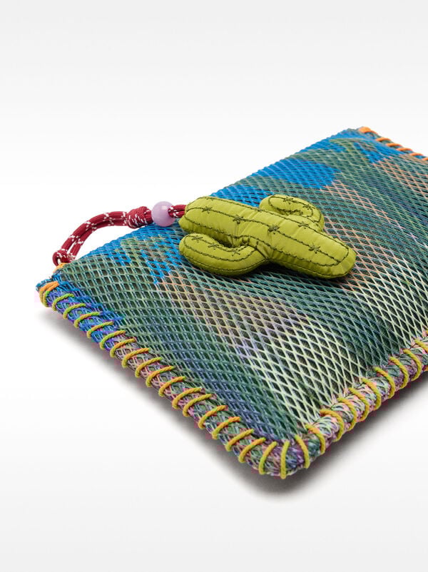 Printed envelope handbag