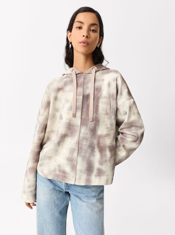 Online Exclusive - Cotton Sweatshirt, Grey, hi-res