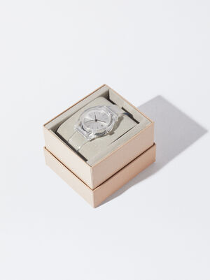 Relógio Bracelete De Silicone image number 4.0