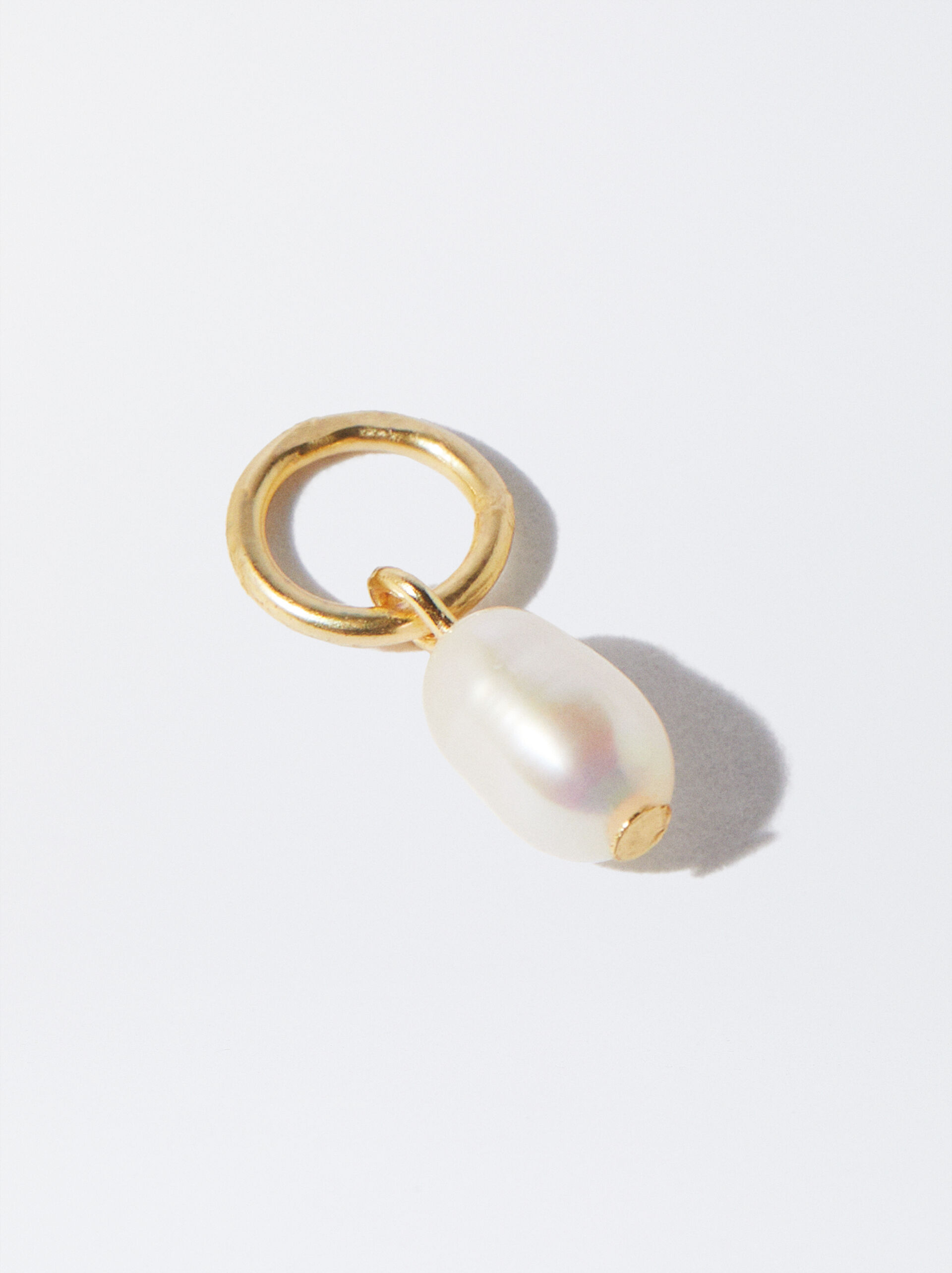 925 Silver Fresh Water Pearl Charm image number 1.0