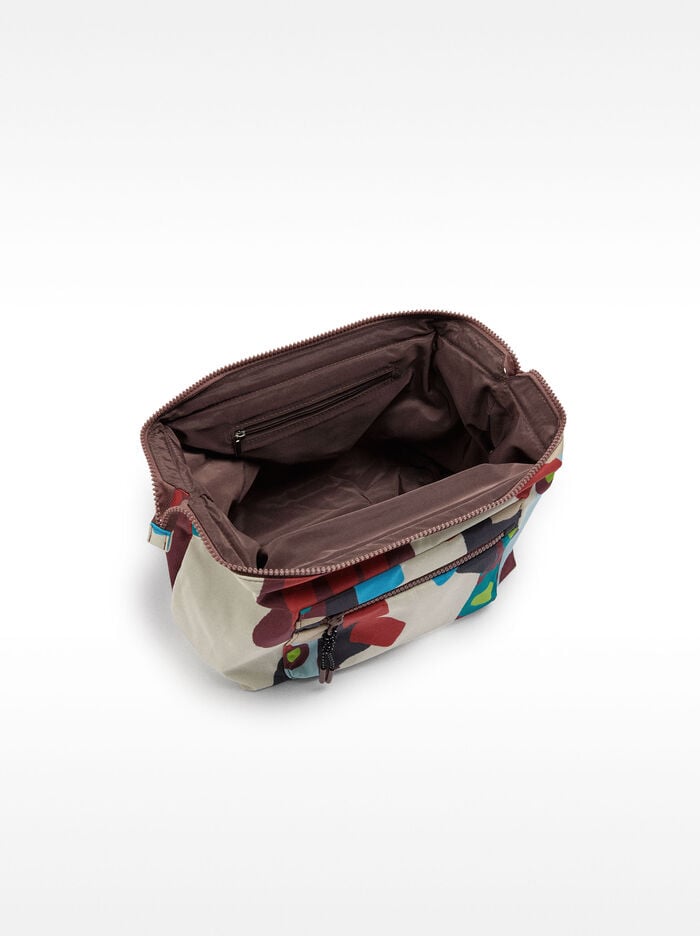 Neceser de nylon estampado